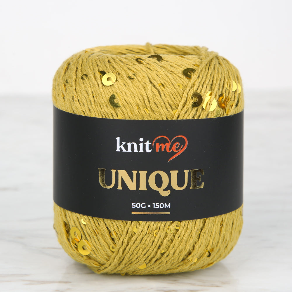 Knitme UNIQUE Hardal El Örgü İpi - 14
